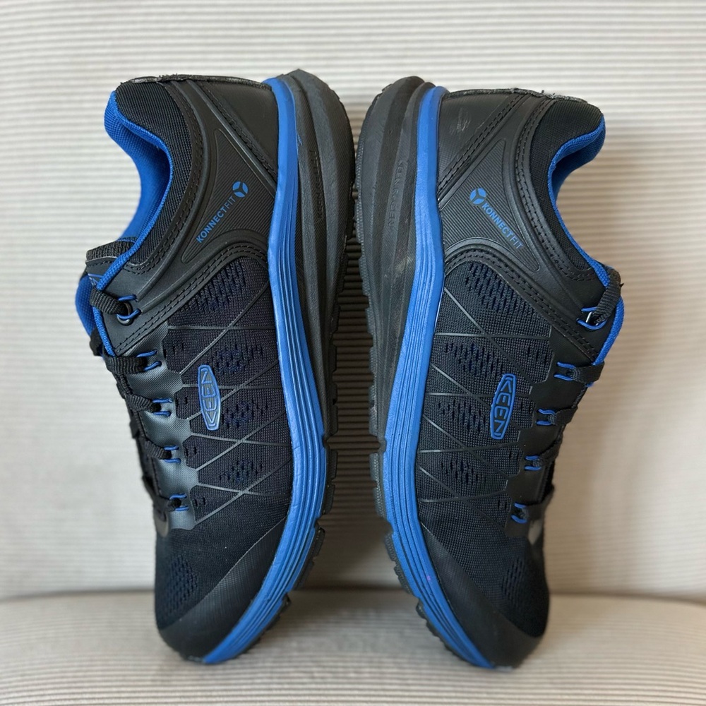 Men’s KEEN Utility Vista Energy work sneakers - Black/Nautical Blue - size 11.5D - Picture 4 of 11